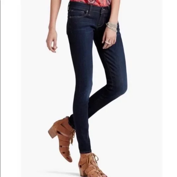 Lucky Brand Charlie Skinny White Oak Ankle Jeans Size 4/27